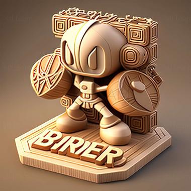 3D model Super Bomberman R game (STL)